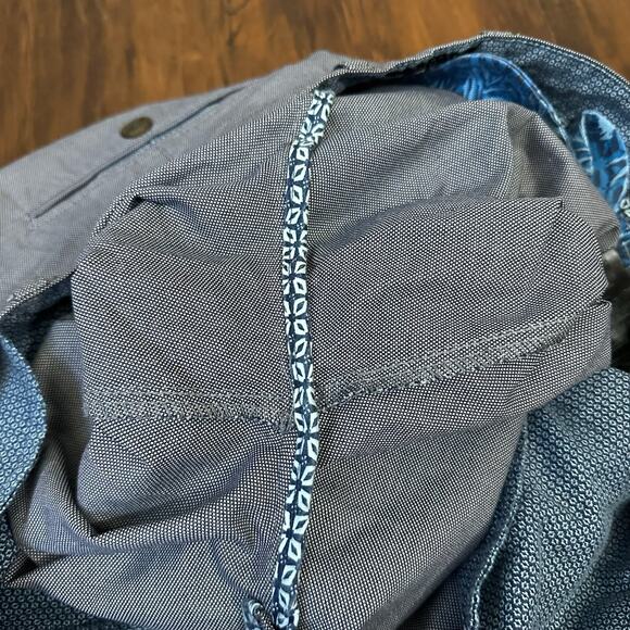 TED BAKER LONDON Pants Gray Straight Leg Cotton Stretch Preppy Office - Picture 7 of 13